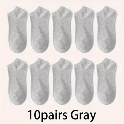 AirFlex Unisex Comfort Ankle Socks  Breathable Lightweight Everyday Wear 510 Pack 6