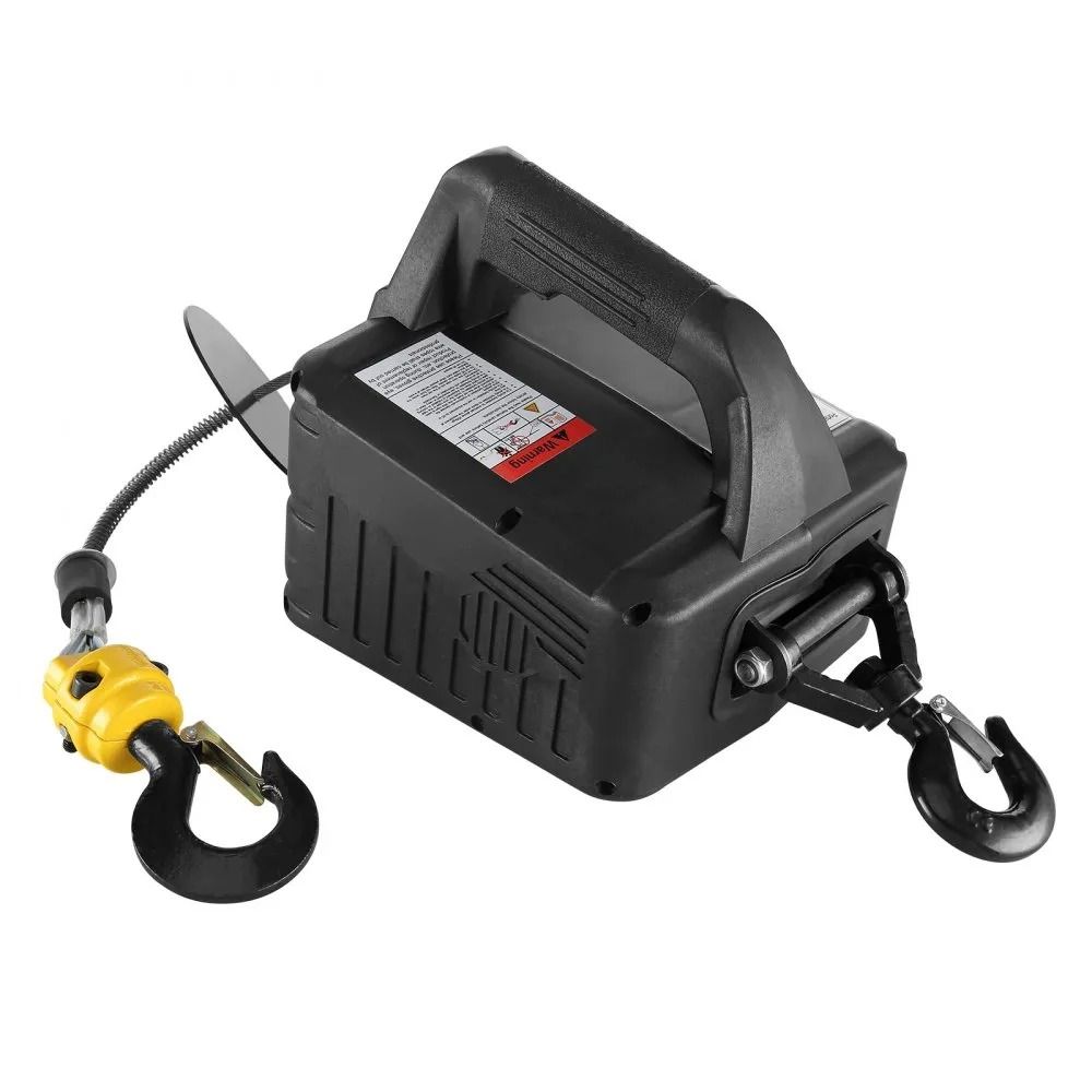 Portable Power Winch Crane Electric Hoist Winch Lifting Height Manual Wired And Wireless Remote Con