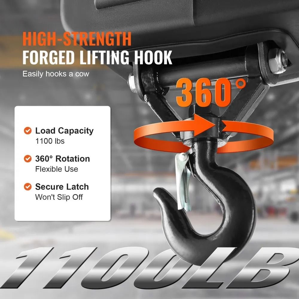 Portable Power Winch Crane Electric Hoist Winch Lifting Height Manual Wired And Wireless Remote Con