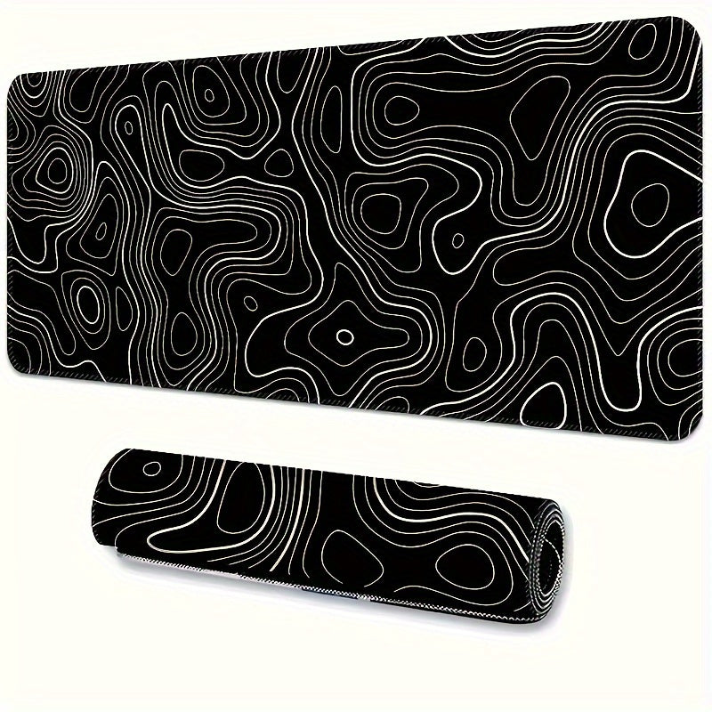 Large Mouse Pads For Desk, Gaming Mouse Pad, Extended Mouse Pad, Mouse Pad with Stitched Edges and Non-Slip Rubber Base