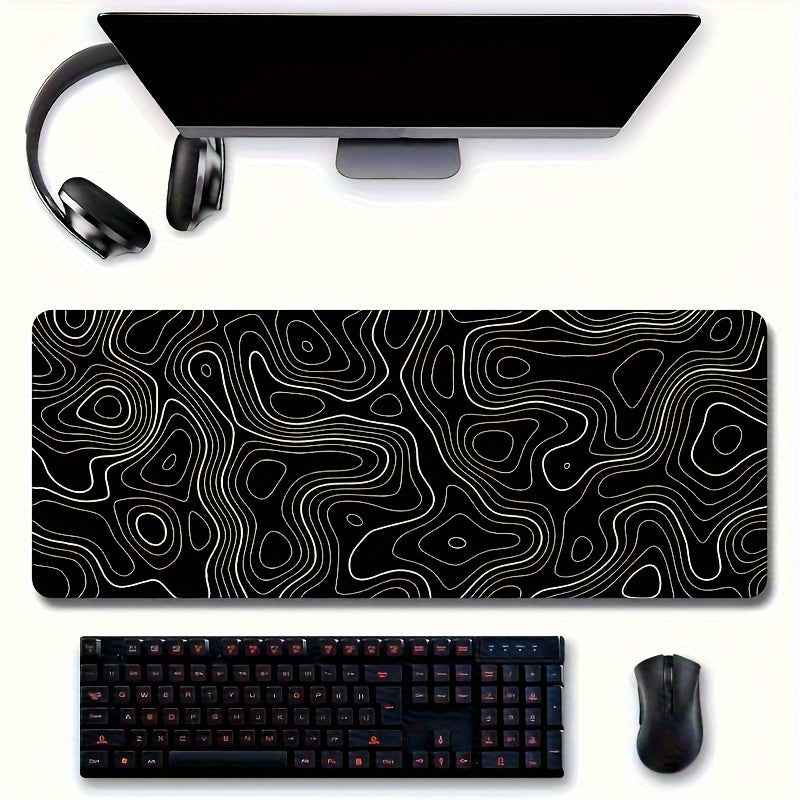 Large Mouse Pads For Desk, Gaming Mouse Pad, Extended Mouse Pad, Mouse Pad with Stitched Edges and Non-Slip Rubber Base