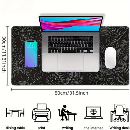 Large Mouse Pads For Desk, Gaming Mouse Pad, Extended Mouse Pad, Mouse Pad with Stitched Edges and Non-Slip Rubber Base