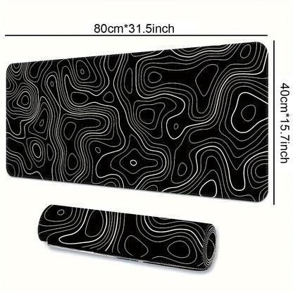 Large Mouse Pads For Desk, Gaming Mouse Pad, Extended Mouse Pad, Mouse Pad with Stitched Edges and Non-Slip Rubber Base