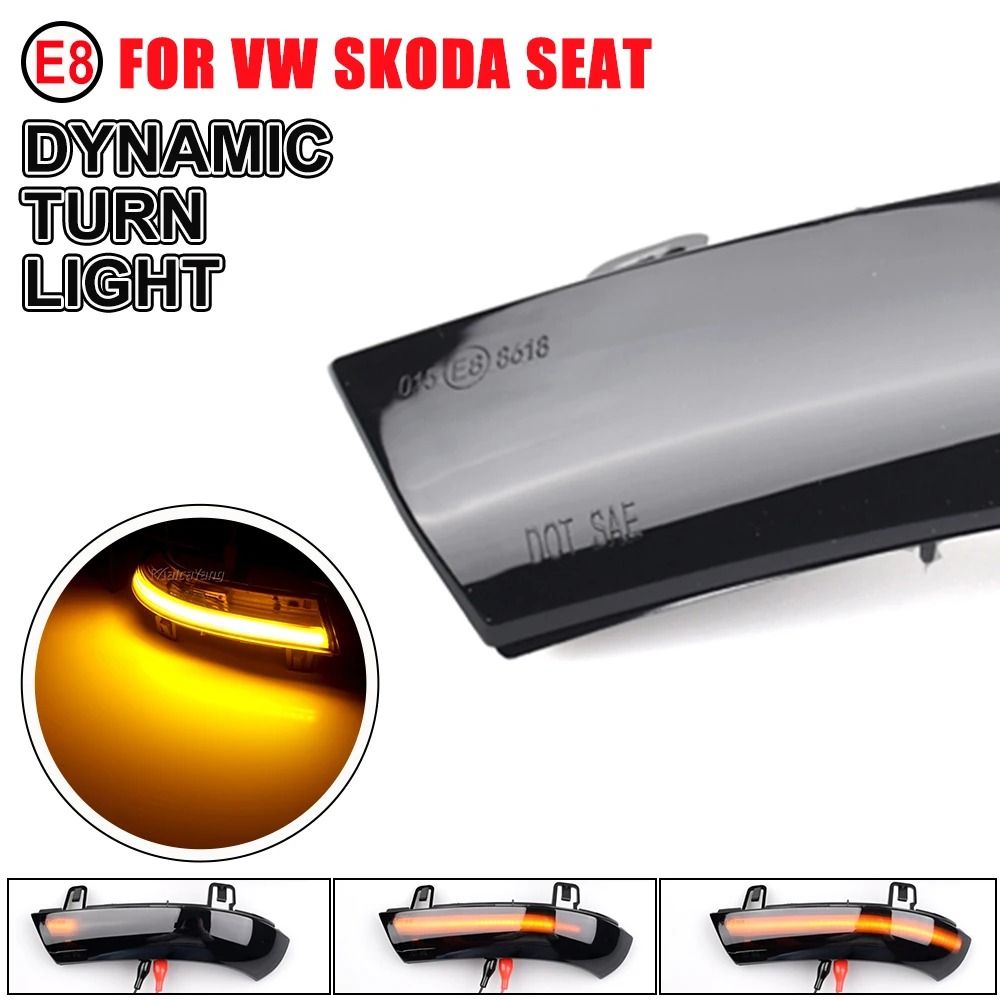LED Dynamic Turn Signal Light For Volkswagen Mirror Upgrade 1
