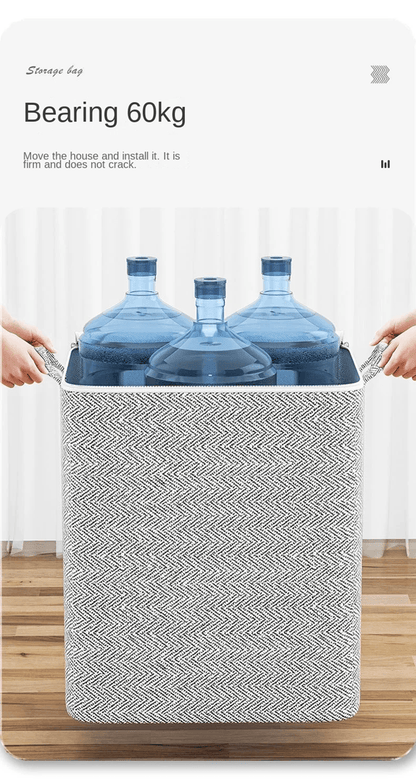 StoreEase Large Capacity Closet Storage Bag – Foldable Non-Woven Organizer for Clothing, Quilts & Toys
