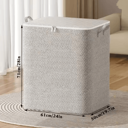 StoreEase Large Capacity Closet Storage Bag  Foldable NonWoven Organizer For Clothing Quilts  Toys 5