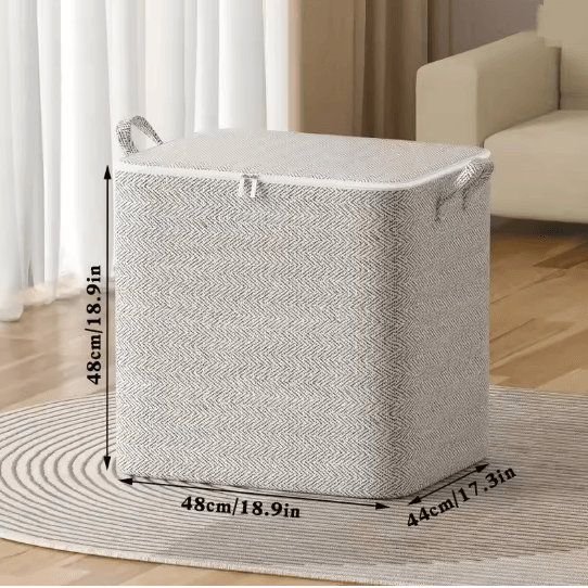 StoreEase Large Capacity Closet Storage Bag  Foldable NonWoven Organizer For Clothing Quilts  Toys 4