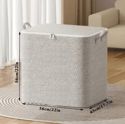 StoreEase Large Capacity Closet Storage Bag  Foldable NonWoven Organizer For Clothing Quilts  Toys 3