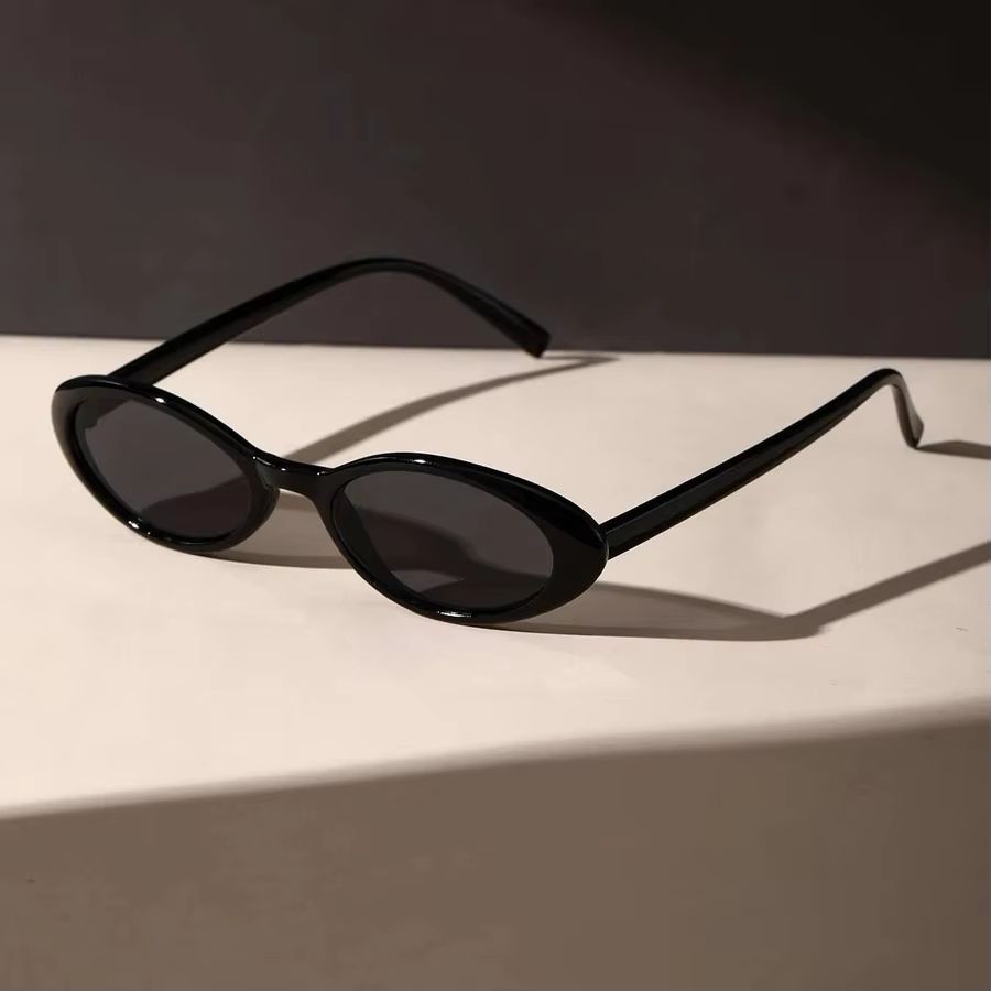 Leopard Luxe Oval Sunglasses  Small Frame Brown Leopard Print For Women  Men 3