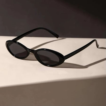Leopard Luxe Oval Sunglasses  Small Frame Brown Leopard Print For Women  Men 3