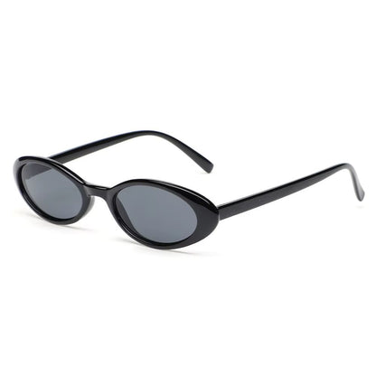 Leopard Luxe Oval Sunglasses  Small Frame Brown Leopard Print For Women  Men 7
