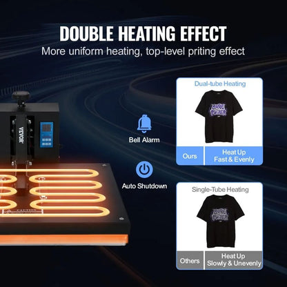 Digital Industrial Sublimation Printer Heat Press High Pressure Heat Press Machine Power Fast Heati 5