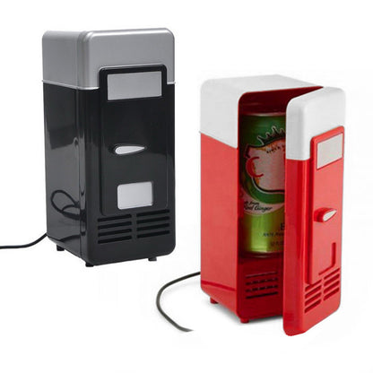 Portable USB Refrigerator Mini Beverage Cooler Drink Cans Warmer Laptop Car PC Cooler 1