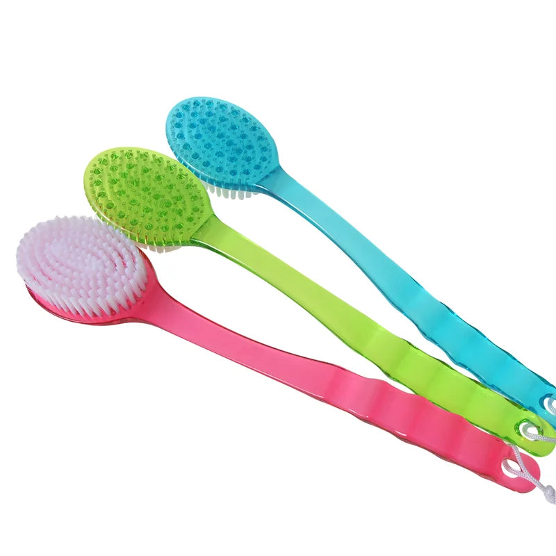 Title 2 Back Shower Brushes With Handle Long Handle Soft Bath Body Brush Exfoliating Scrub Skin Mas 2
