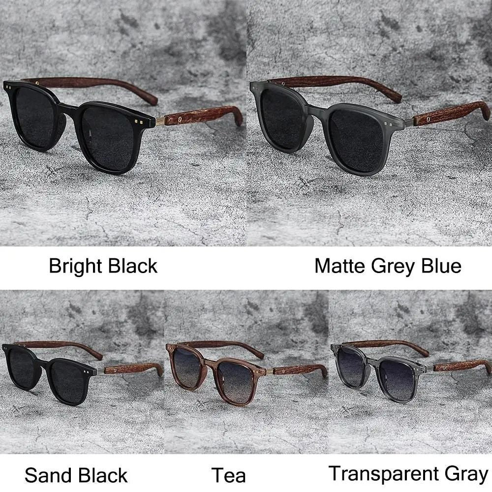 Wood Grain Retro Sunglasses For Men And Women 4