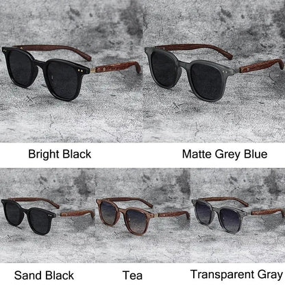 Wood Grain Retro Sunglasses For Men And Women 4