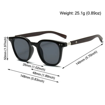 Wood Grain Retro Sunglasses For Men And Women 5