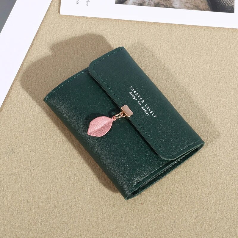 Minimalist Credit Card Holder Trifold Clutch Coin Purse Womens Casual Wallet 6