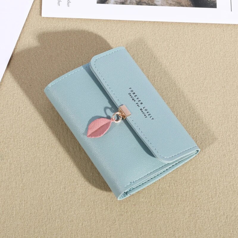 Minimalist Credit Card Holder Trifold Clutch Coin Purse Womens Casual Wallet 8