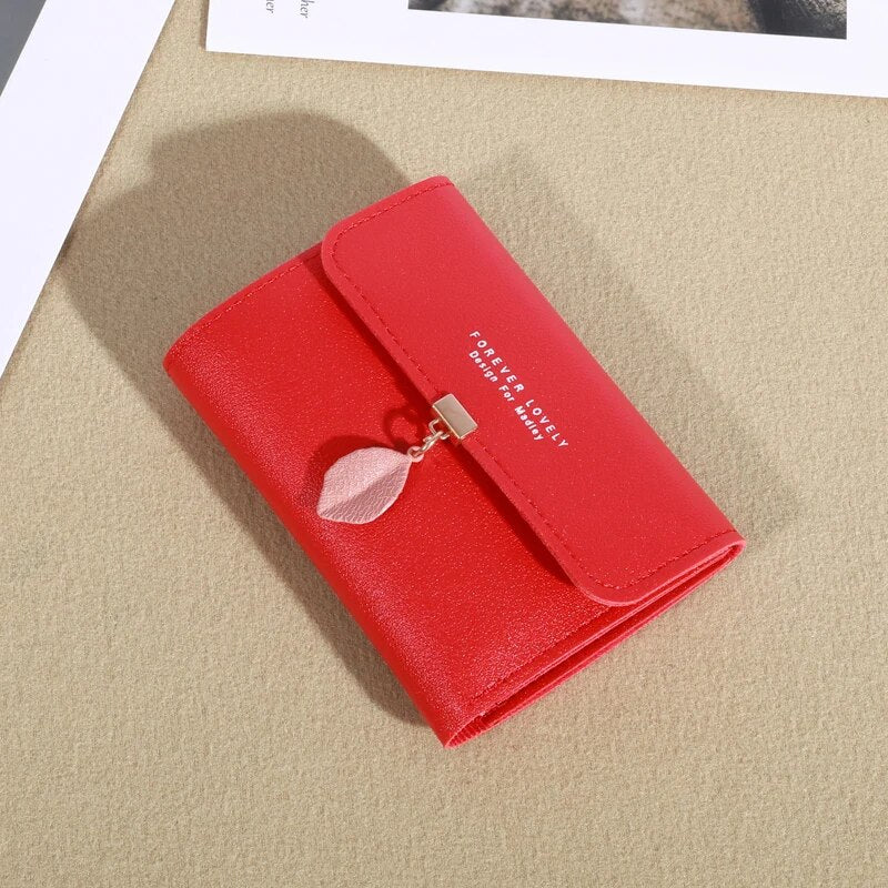 Minimalist Credit Card Holder Trifold Clutch Coin Purse Womens Casual Wallet 11