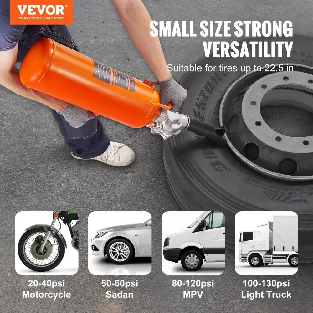 Tire Bead Blaster Handheld Portable Inflation Device Tire Bead Setter For Cars Trucks ATVs Tractor 1