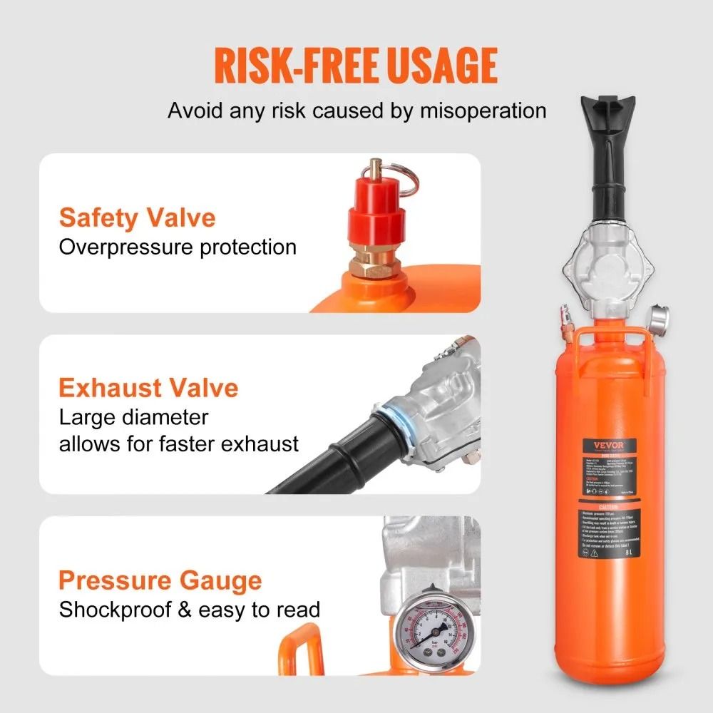 Tire Bead Blaster Handheld Portable Inflation Device Tire Bead Setter For Cars Trucks ATVs Tractor 4
