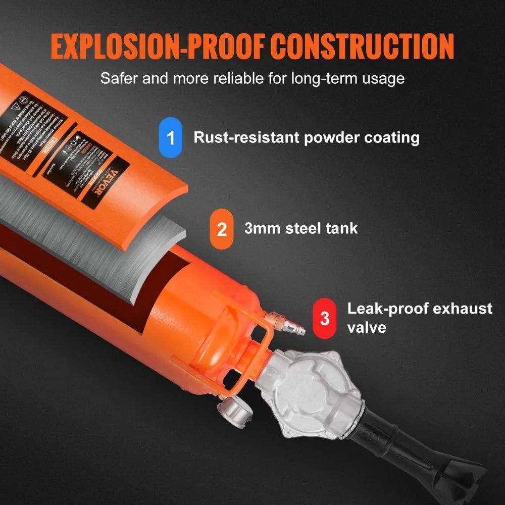 Tire Bead Blaster Handheld Portable Inflation Device Tire Bead Setter For Cars Trucks ATVs Tractor 3