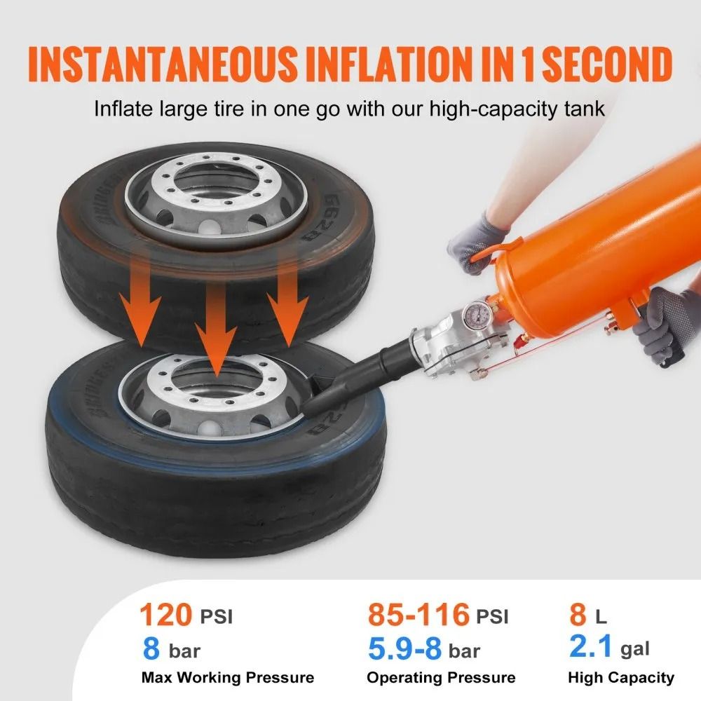 Tire Bead Blaster Handheld Portable Inflation Device Tire Bead Setter For Cars Trucks ATVs Tractor 2