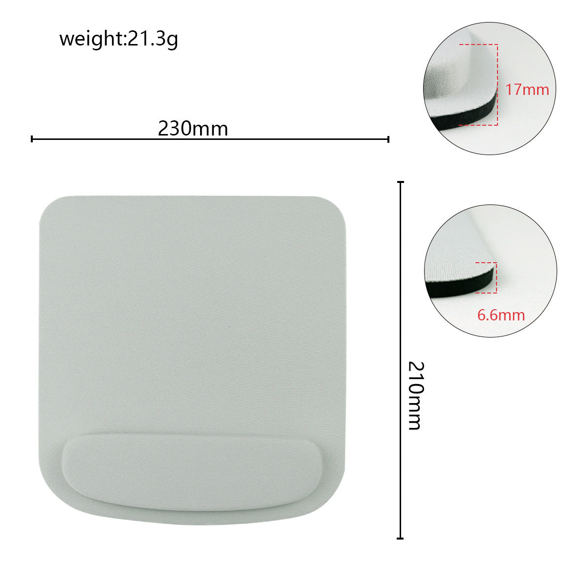 Computer Game, Comfortable Mouse Mats, Wrist Pad Solid Color, For Office Accessories