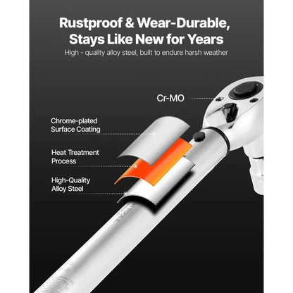 Click Torque Wrench Set Drive DualDirection Dual Range Accuracy Bicycle Repair Tool 4