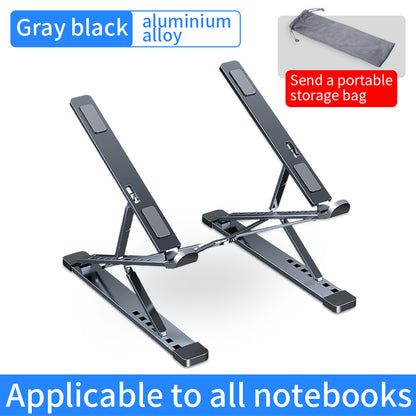 Adjustable Portable Laptop Stand Aluminum For Macbook Cooling Stand Foldable More Stable Notebook H 7