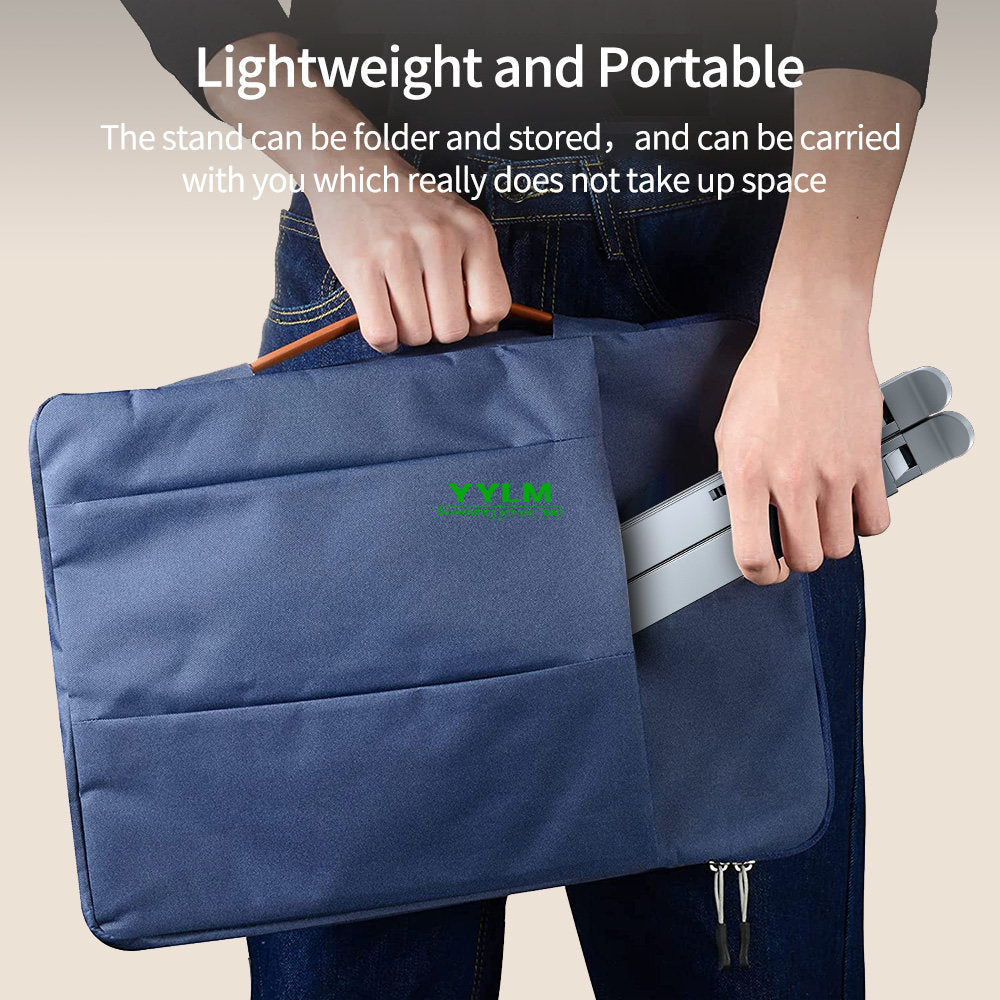 Adjustable Portable Laptop Stand Aluminum For Macbook Cooling Stand Foldable More Stable Notebook H 4