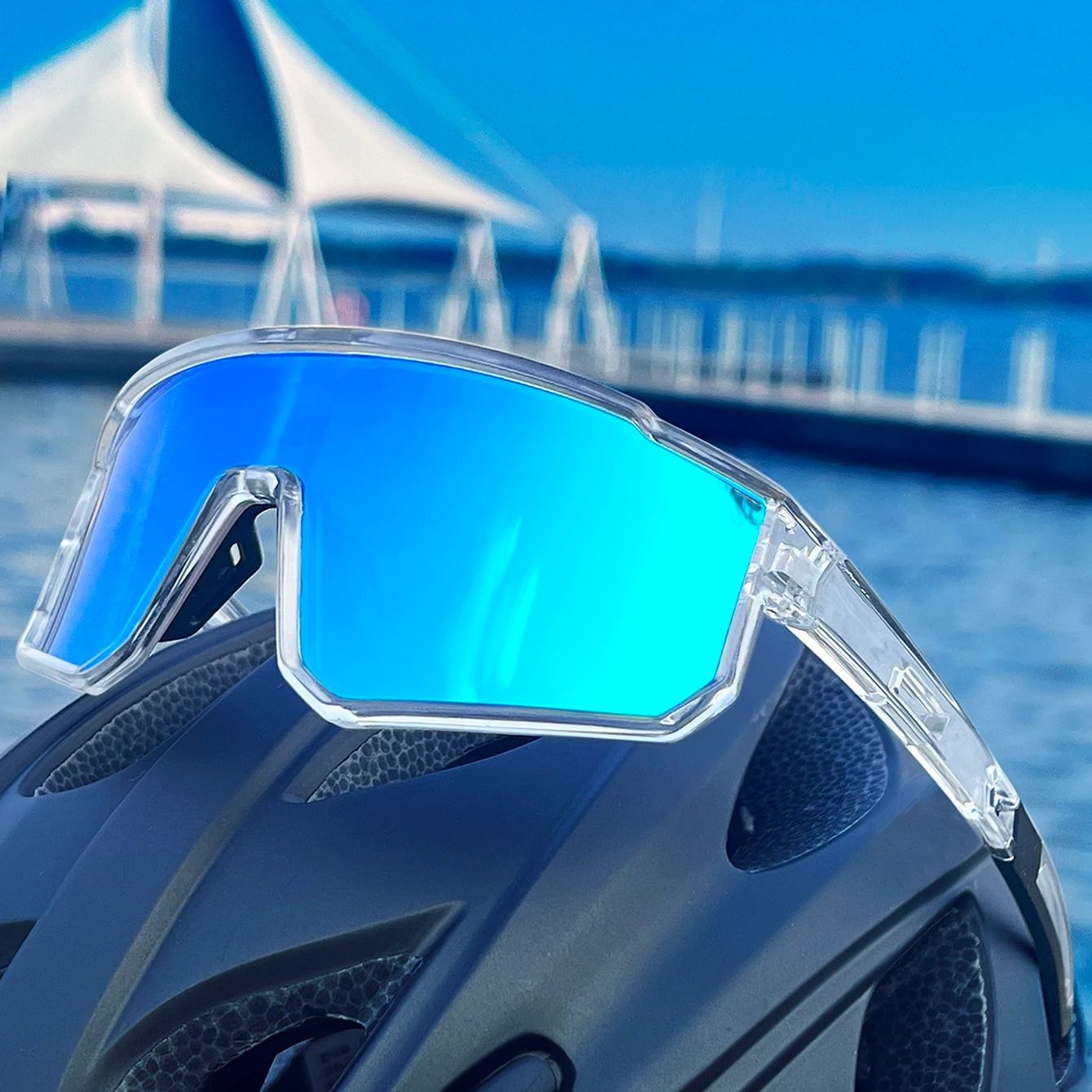 Windproof UV Protection Sports Sunglasses for Outdoor Activities