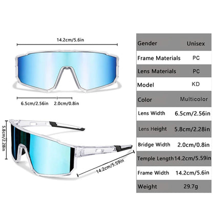 Windproof UV Protection Sports Sunglasses For Outdoor Activities 2