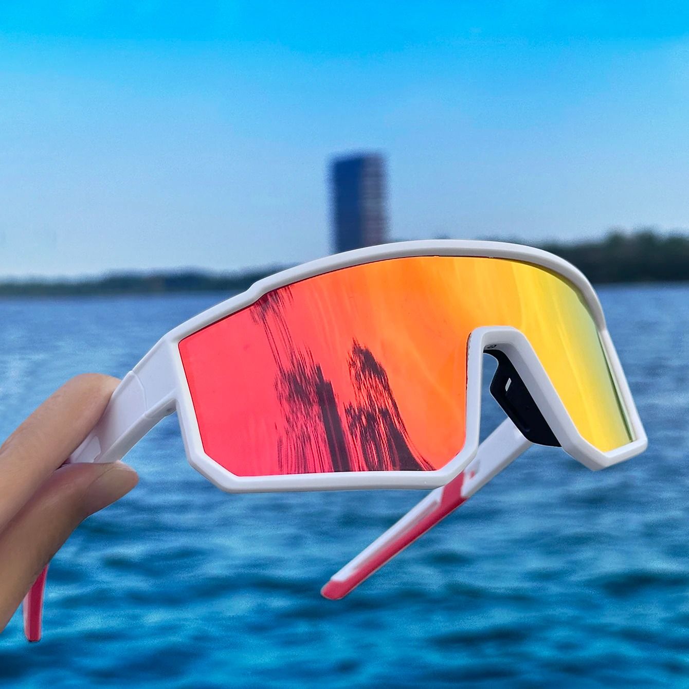 Windproof UV Protection Sports Sunglasses For Outdoor Activities 5