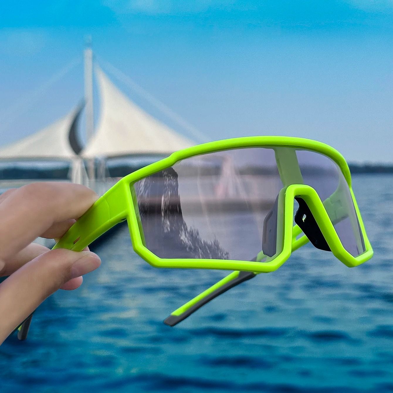 Windproof UV Protection Sports Sunglasses For Outdoor Activities 6