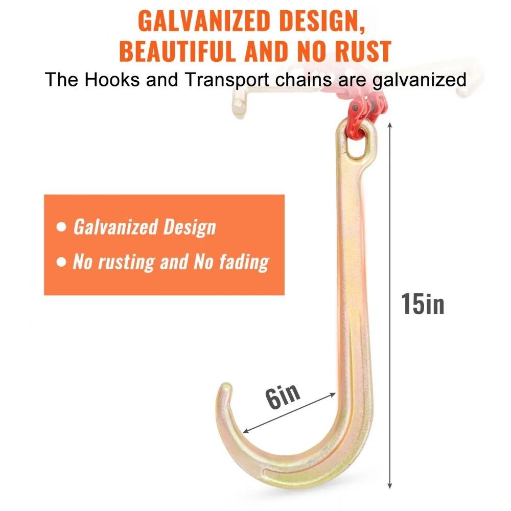 DOT Certified V Chain Bridle High Lbs Working Load Limit Tow Chain Galvanized Coating Manganese Ste