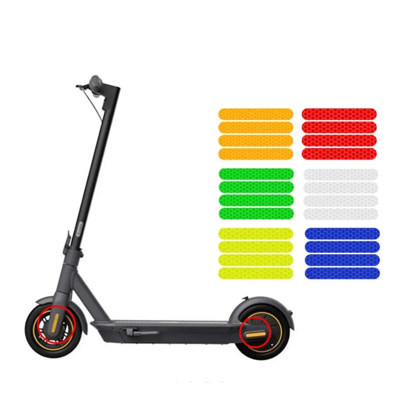 Reflective Safety Stickers For Electric Scooters 5