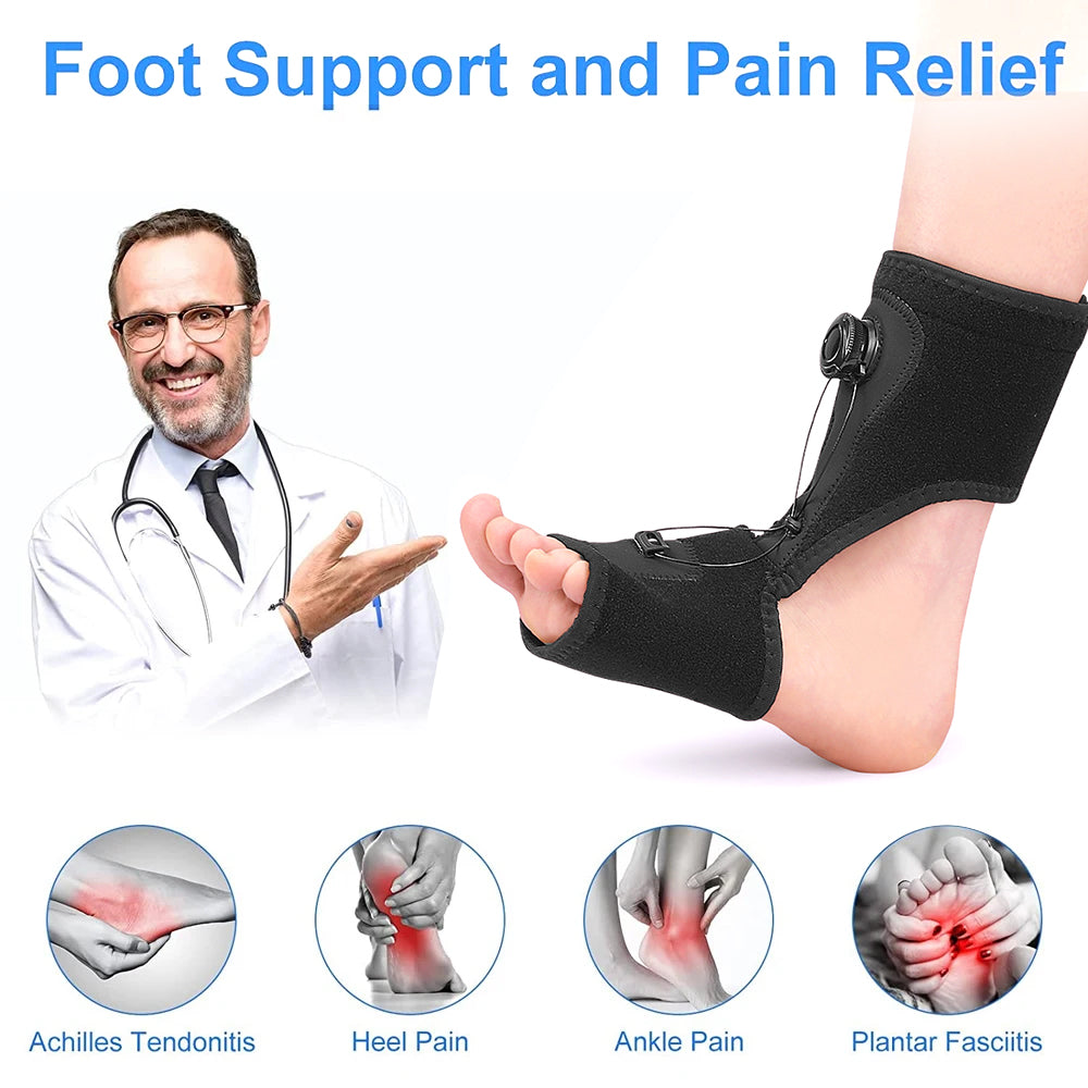Compression Ankle Brace Adjustable Ankle Support Protector For Basketball Running Nylon Knitted Gym 4