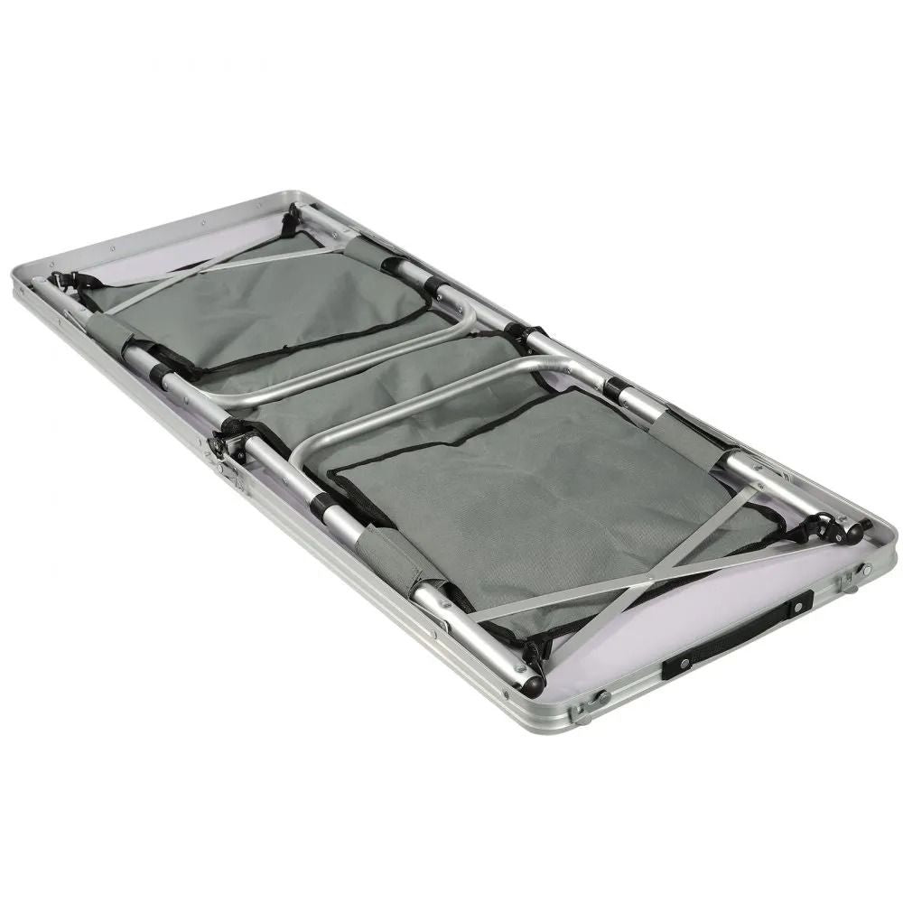 Quick SetUp Folding Camping Table With Carrying Bag Camping Kitchen Table Adjustable Heights Perfec 8