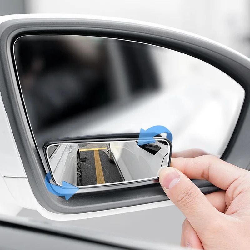 Adjustable Blind Spot Mirror Set for Wide Angle Car Rearview Safety