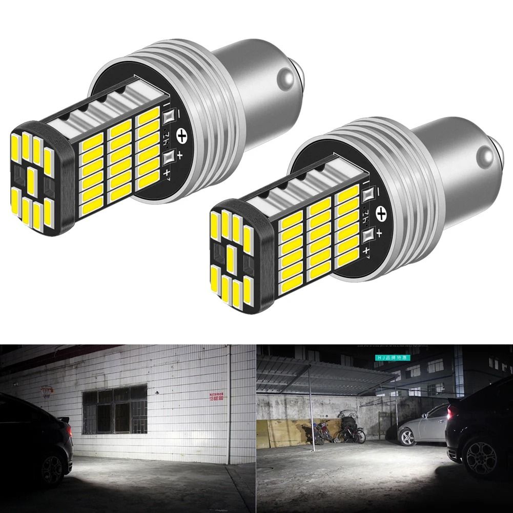 1156 BA15S LED Reversing Light Bulbs with High Power 4014SMD Chips