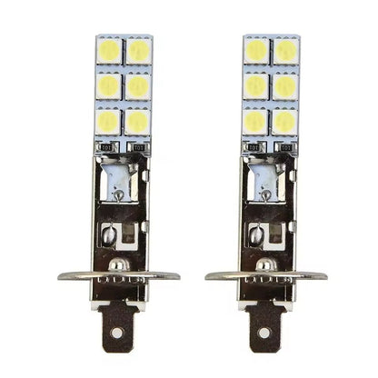 H1 Super White LED Headlight Fog Light Bulbs Kit 4
