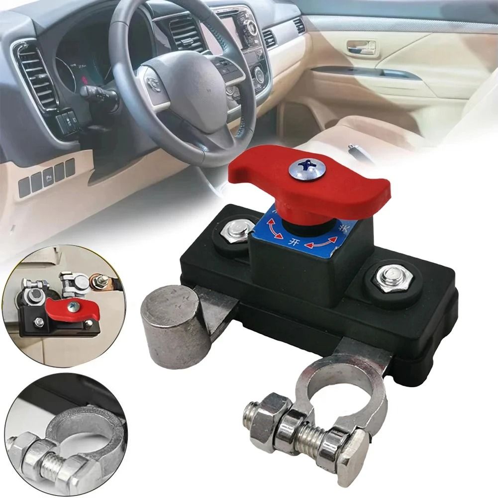 Car Battery Disconnect Switch Manual Automatic Circuit Breaker Protector 4