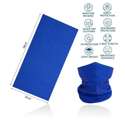 Breathable Neck Gaiter Dustproof Quick Dry Head Scarf For Outdoor Activities 21