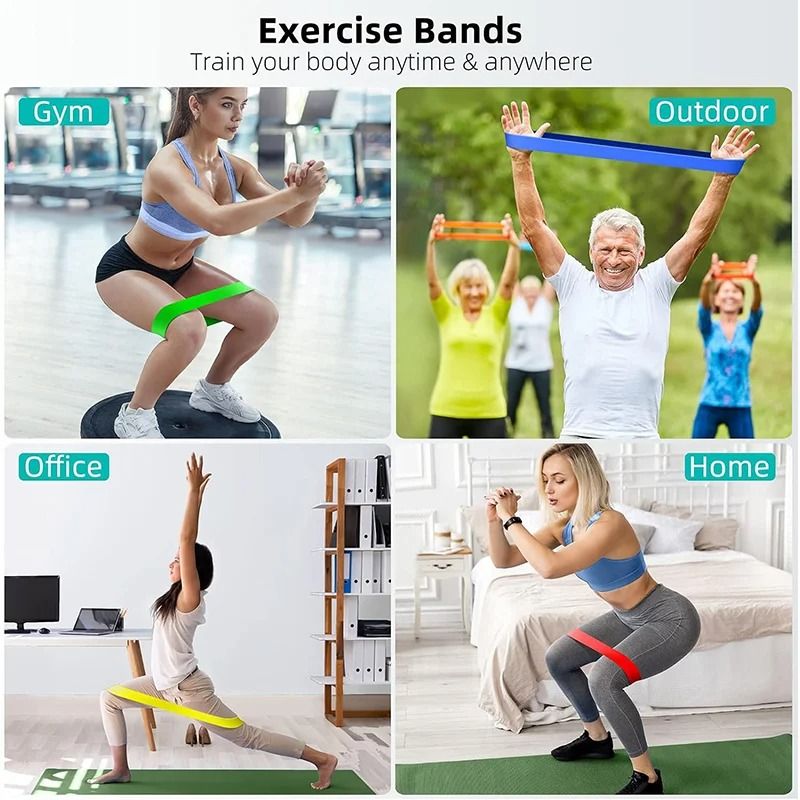 Resistance Bands Set For Yoga Fitness Training And Full Body Workouts 5