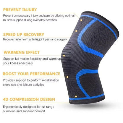 Knee Brace Compression Sleeve For Pain Relief And Joint Support 3