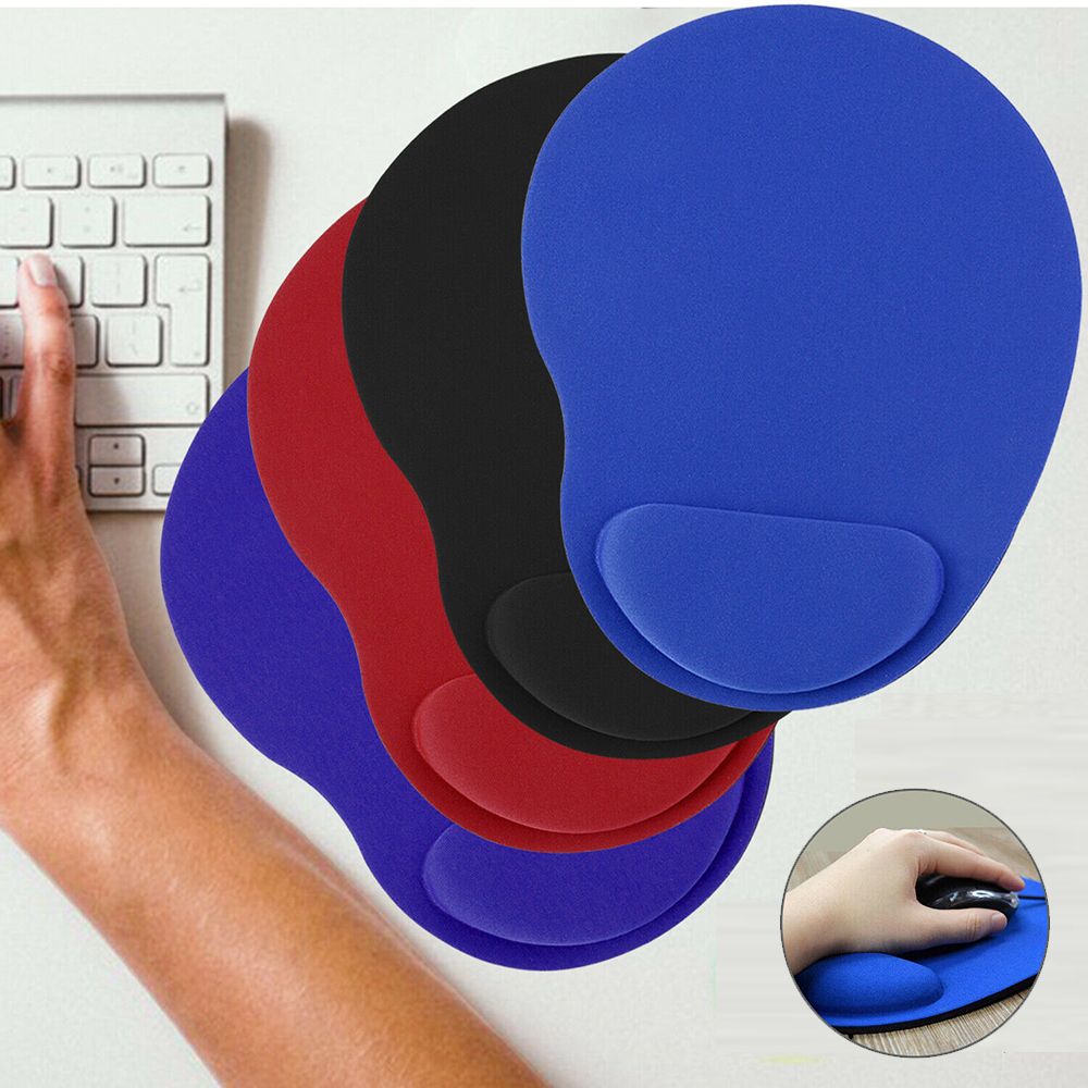 Wrist Rest Mouse Pad Comfortable Wrist Support Soft Non Slip Mouse Mat For PC Laptop Computer 2