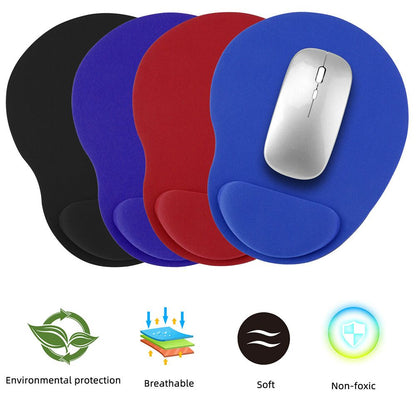 Wrist Rest Mouse Pad Comfortable Wrist Support Soft Non Slip Mouse Mat For PC Laptop Computer 3