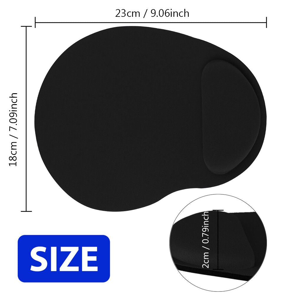 Wrist Rest Mouse Pad Comfortable Wrist Support Soft Non Slip Mouse Mat For PC Laptop Computer 4